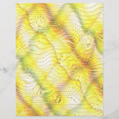 Yellow Faux Snakeskin Scrapbook Paper 2-Sided Page (裏面)