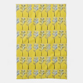 Yellow Fern Kitchen Towel キッチンタオル (縦)