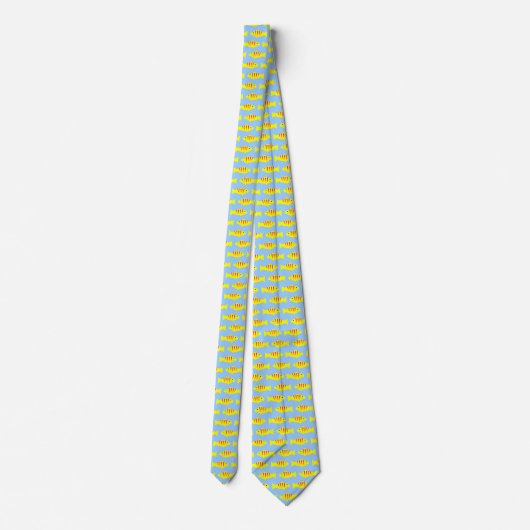 Yellow fish tie ネクタイ (裏面)