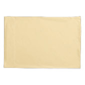 Yellow Floral Country Garden Elegant Botanical 枕カバー (裏面-左)