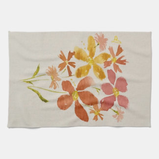 Yellow floral Kitchen Towel キッチンタオル