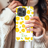 Yellow Floral Phone Case  iPhoneケース