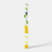 Yellow Floral Phone Case  iPhoneケース (左側面)