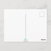 Yellow Flower- Blank Folded Greeting Card ポストカード (裏面)