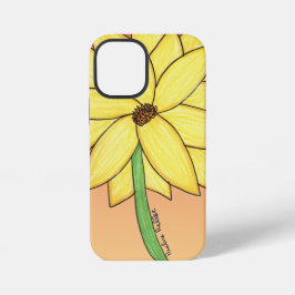 Yellow Flower iPhone 12 Miniケース
