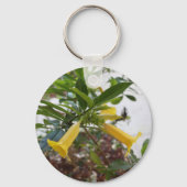 Yellow Flower Keychain キーホルダー (正面)