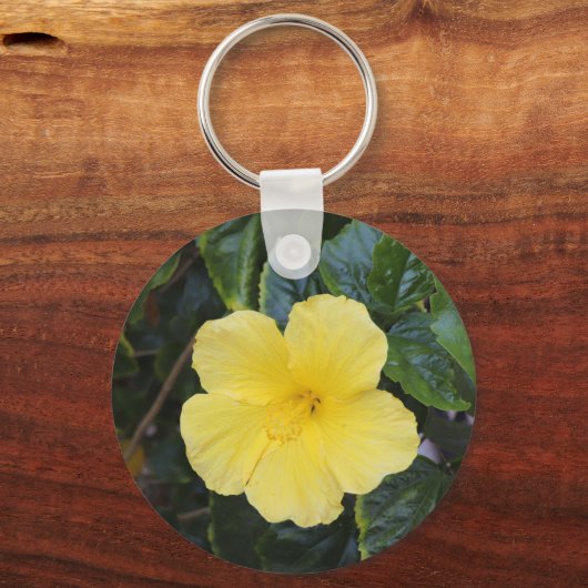 Yellow Flower Keychain キーホルダー (裏面)