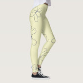 yellow flower leggings レギンス (右)