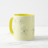 yellow flower mug マグカップ (正面左)