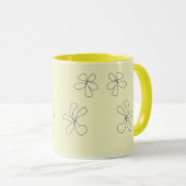 yellow flower mug マグカップ (正面右)
