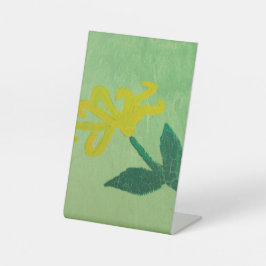 Yellow Flower Painting 台座サイン