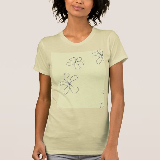 yellow flower shirt tシャツ (正面)