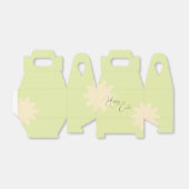 Yellow Flower Star Gift Bag Design フェイバーボックス (折り畳みなし)