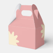 Yellow Flower Star Gift Bag Design フェイバーボックス (裏面サイド)