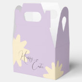 Yellow Flower Star Gift Bag Design フェイバーボックス (オープン)