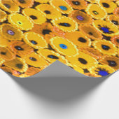 yellow flowers ラッピングペーパー (角)