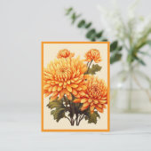 YELLOW FLOWERS #1 ポストカード (スタンド正面)