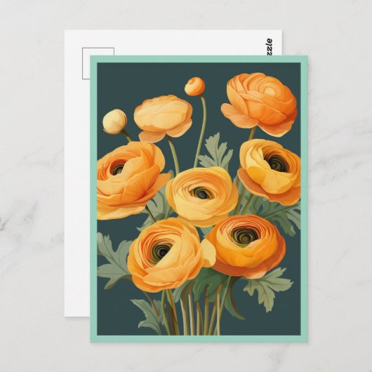 YELLOW FLOWERS #2 ポストカード (正面/裏面)