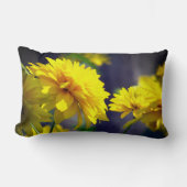 Yellow Flowers In Sunshine  ランバークッション (正面)