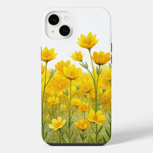 Yellow Flowers iPhoneケース (裏面)