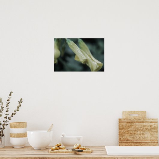 Yellow Flowers - Morning Dew ポスター (キッチン)