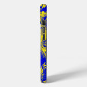 Yellow Flowers On Blue Case-Mate iPhoneケース (裏面 / 左)