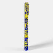 Yellow Flowers On Blue Case-Mate iPhoneケース (裏面 / 右)