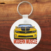 YELLOW_FRONT_CAMARO.png キーホルダー (正面)