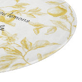 Yellow Fruit Lemons Make Lemonade カッティングボード (角)