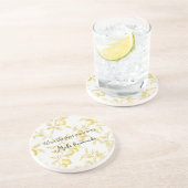 Yellow Fruit Lemons Make Lemonade コースター (側面)