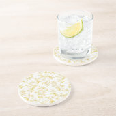 Yellow Fruit Lemons Make Lemonade コースター (側面)