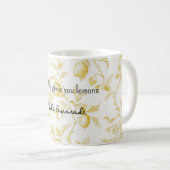 Yellow Fruit Lemons Make Lemonade コーヒーマグカップ (正面右)