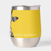 Yellow Funky Funny Giraffe Relax Personalized (左面)