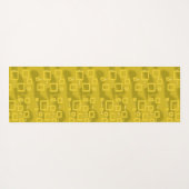 Yellow Geometric Yoga Mat ヨガマット (裏面(横))