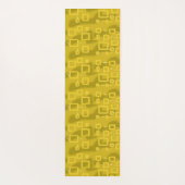 Yellow Geometric Yoga Mat ヨガマット (裏面)