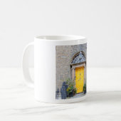 Yellow Georgian Door in Dublin コーヒーマグカップ (正面左)