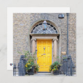 Yellow Georgian Door in Dublin シーズンカード (正面/裏面)