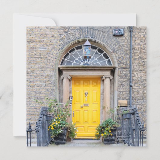 Yellow Georgian Door in Dublin シーズンカード (正面)
