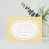 Yellow Gingham Coquette Books for Baby エンクロージャーカード (スタンド正面)
