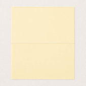 Yellow Gingham Coquette Bow Place Card Table Decor (内部フラット)