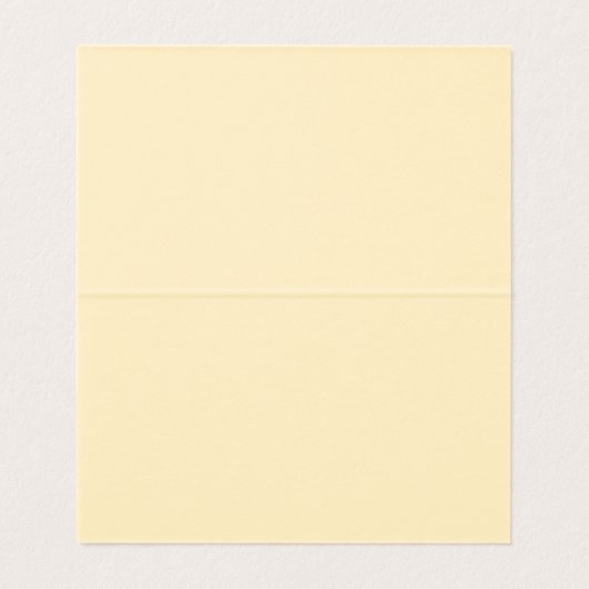 Yellow Gingham Coquette Bow Place Card Table Decor (内部フラット)