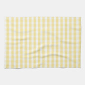 Yellow Gingham kitchen towel キッチンタオル (横)