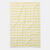 Yellow Gingham kitchen towel キッチンタオル (縦)