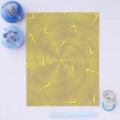Yellow Ginseng Man Bulk Scrapbook Paper Pages チラシ (シングル)