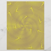 Yellow Ginseng Man Scrapbook Paper 2-Sided Page (正面)