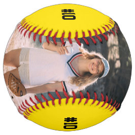 Yellow Girl Softball Player Sports Team For Kids  ソフトボール