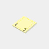 Yellow Gnome Post it Notes ポストイット (アングル)