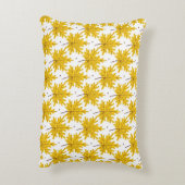 Yellow golden maple leaves seamless pattern. Autum アクセントクッション (裏面(縦))