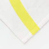 Yellow golden photo 30th wedding anniversary name  フリースブランケット (角)