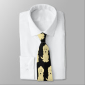 Yellow Goldendoodle Design Any Colour Background ネクタイ (タイ)